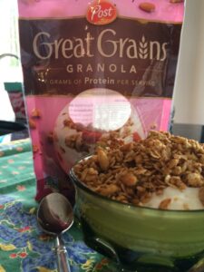 bowl of granola