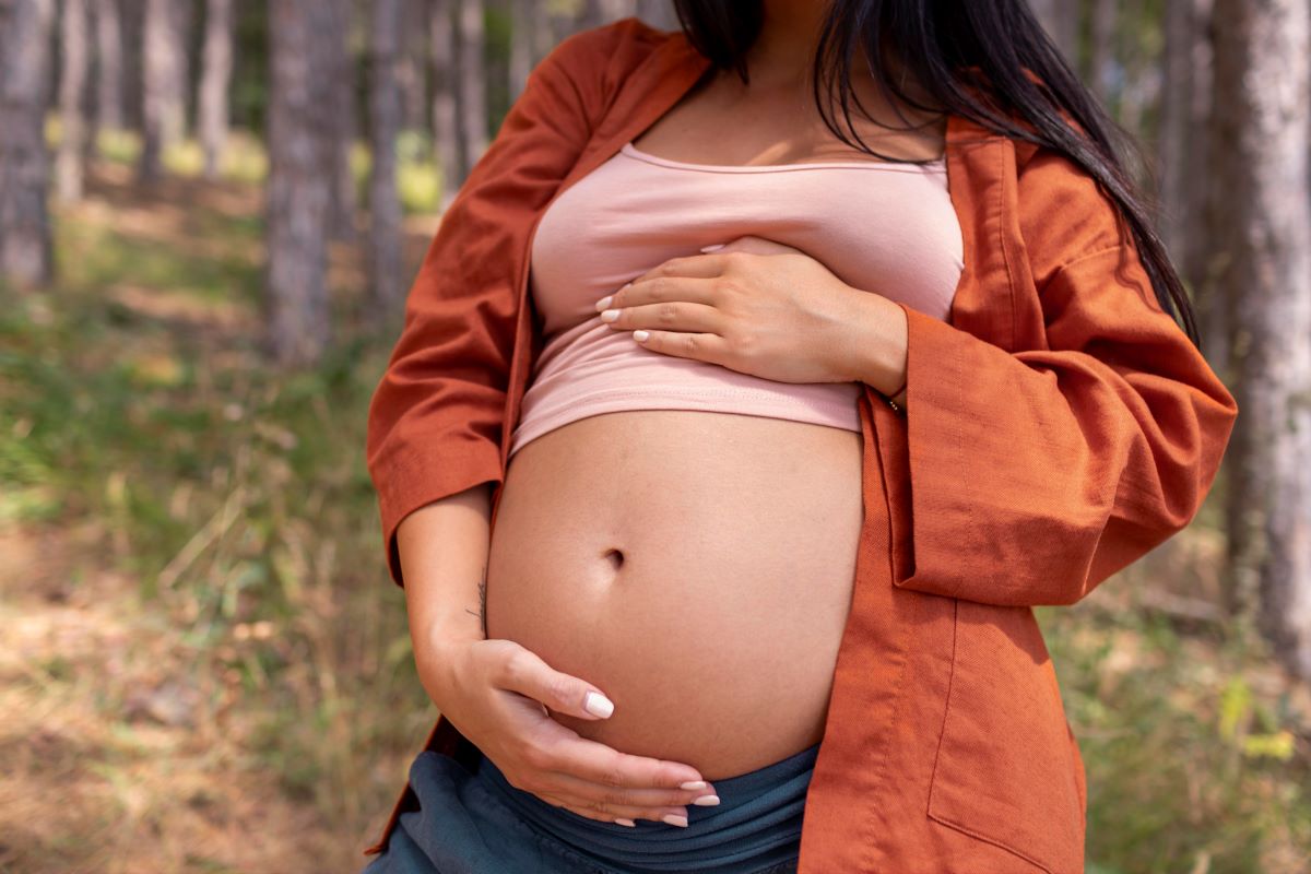 pregnant woman with gestational diabetes