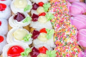 frosted donuts for a sugar craving