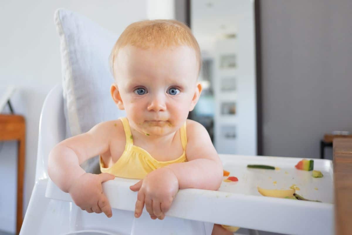 baby led weaning baby eating